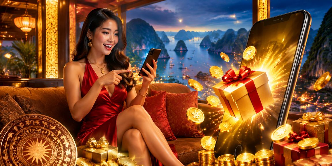 Giao diện thanh toán di động tại vịnh Hạ Long