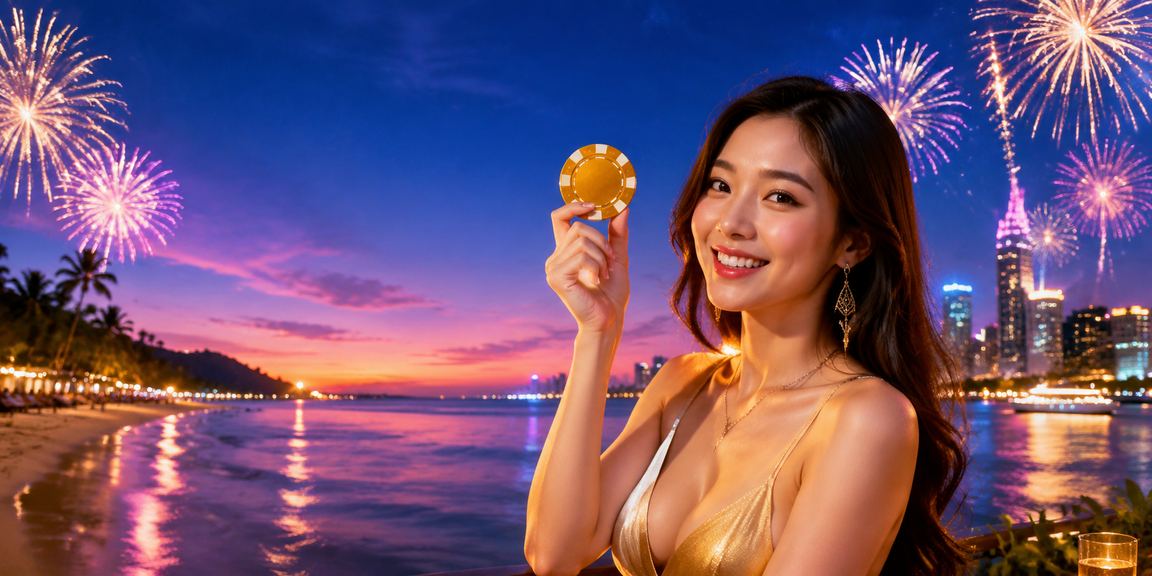 Khuyến mãi nạp tiền hấp dẫn tại bãi biển Sài Gòn về đêm