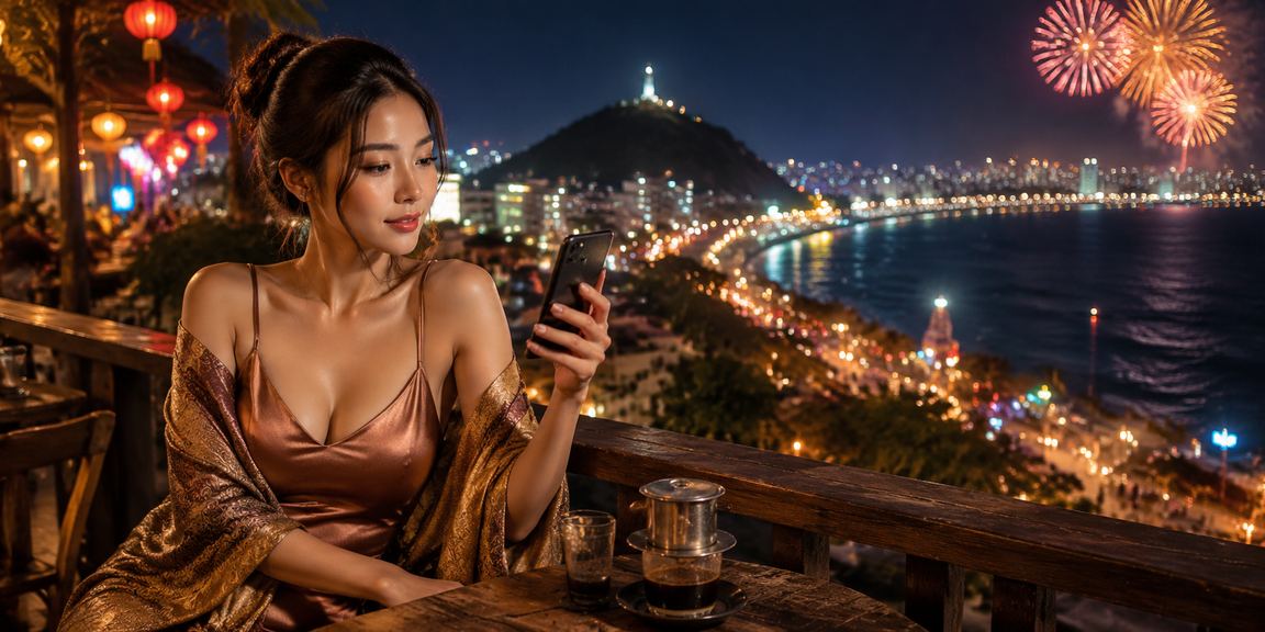 Trò chơi bài tại quán cà phê ven biển Vũng Tàu